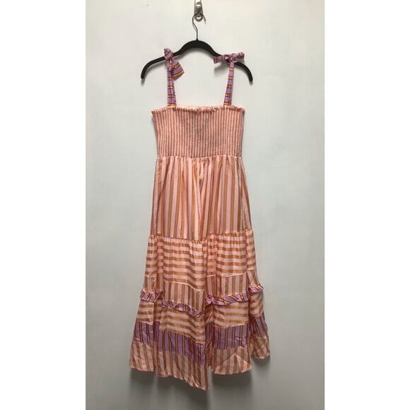 ANTHROPOLOGIE DOLAN CAROLINE TIERED MAXI SMOCKED STRIPPED DRESS SZ SM $298 MSRP - Picture 9 of 15